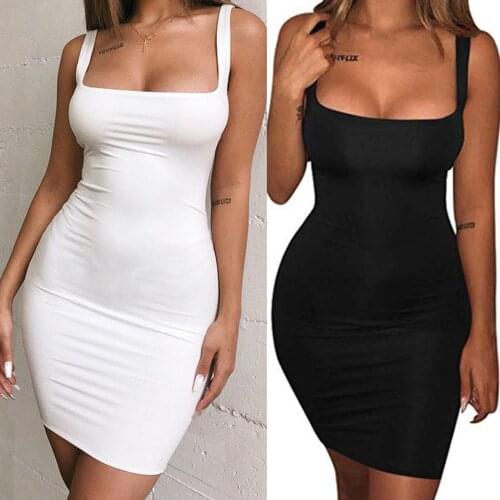 SAGACE Solid Summer Dresses