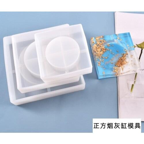Ashtray Craft DIY Transparent UV Resin epoxy Silicone Combination Molds for DIY Making Finding Accessories Jewelry