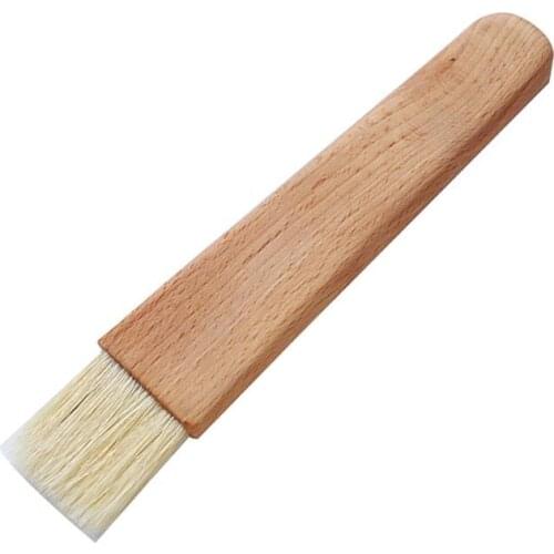 Kapmore 1pc Basting Brush Creative Wooden Handle Multi-Purpose Baking Brush Grilling Brush BBQ Tools Accessories For Camping