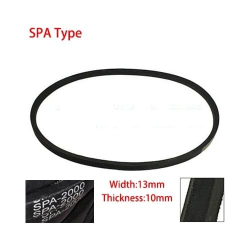 SPA 737 750 757 13mm Width 10mm Thickness Rubber Groove Cogged Machinery Drive Transmission Band Wedge Wrapped Vee V Timing Belt