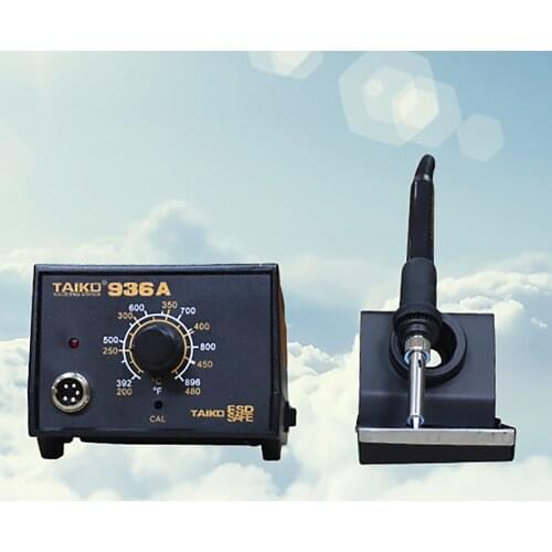 TK-936A Repair Rework Soldering Station Lead-Free Soldering Iron 60W Metal Shell SMD Welder C1321 Pluggable Ceramic Heater