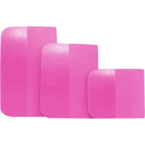 TPU/PPF Transparent Film Oxford Scraper Paint Protective Film Soft Squeegees 6.5 / 10 / 12cm Pink