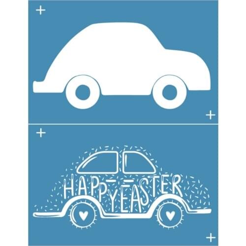 Happy Valentines Day Self-Adhesive Silk Screen Printing Stencil Mesh Transfers for DIY T-Shirt Pillow Textile Painting