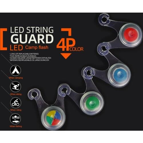 Outdoor Waterproof LED Tent String Rope Guard HANGing LED String Lights Mini Flashlight Lantern Bike Bag Tail Lamp Equipment