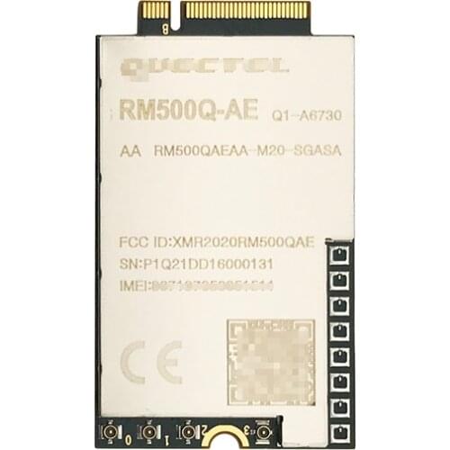 In stock! Quectel RM500Q-AE 5G M.2 module compatible with EM06 EM12 EM120R-GL EM160R-GL GPS, GLONASS, BeiDou Galileo QZSS