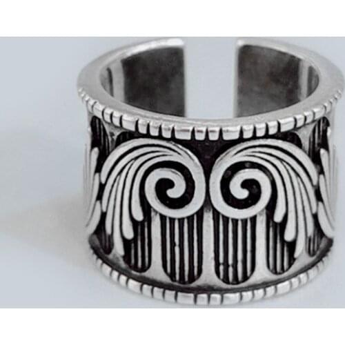 Ins Style Vintage Wings Rings for Women Men Lover Finger Ring Minimalist Jewelry Boho Wholesale