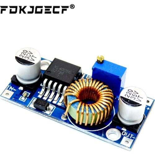 XL4005 DSN5000 Beyond LM2596 DC-DC adjustable step-down 5A power Supply module,5A Large current Large power