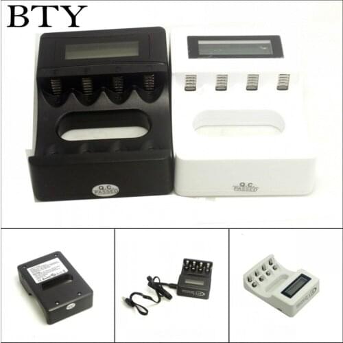 BTY-C704-A4 LCD Display Battery USB Charger For 1-4pcs Ni-MH Ni-CD AA AAA Rechargeable Battery Charger