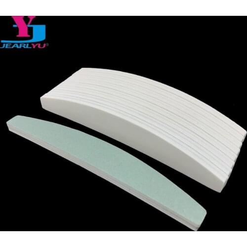 High Quality 10 Pcs/lot Nail Polish Buffer Nail Sponge Nagellak Set Moon Design Eponge Ongle Nail Supplies For Professionals New