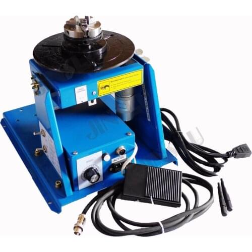 220V BY-10 10KG Mini Welding Turntable Welding Positioner With K01-63 3 Jaws Lathe Chucks