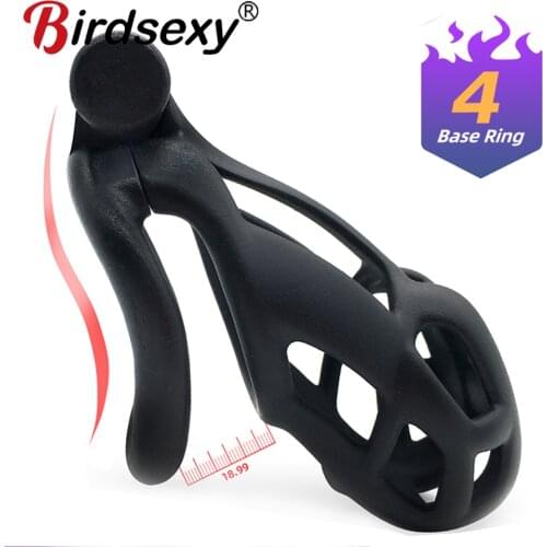 2021 Cock Cage Sex Toys For Men Chastity Device Kit Penis Ring Cover Cock Ring Cobra Cock Cages Lock Standard Cage Adult Sex Toy