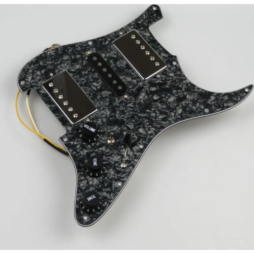 AlNiCo 5 Humbucker Pickups HSH Style guitar parts Strat guitar 7-Way type fully loaded Prewired Pickguard