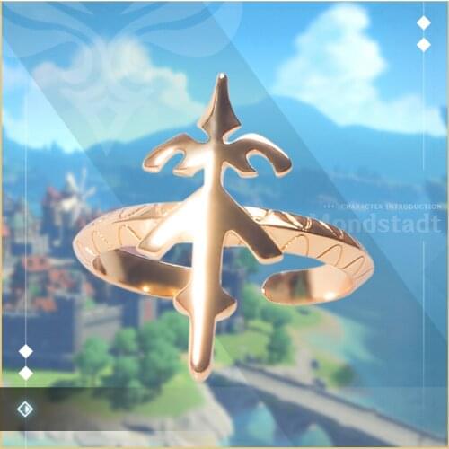 Anime Game Genshin Impact Paimon Halo Rings Adjustable Jewelry Hair Crown Rings Aureole Cosplay Props Gift