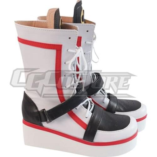 Anime Cosplay Shoes Twisted-Wonderland Trey Costume Hand-made Leather Christmas Free ship COSX-1292