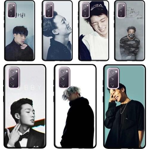 Bobby ikon Kpop Rapper hiphop Case For Samsung Galaxy S20 FE S21 Ultra Note 20 Note9 Note10 S8 S10 S9 Plus S10e Coque