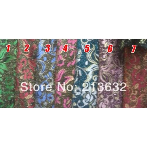 Stretch Cotton African fabric soft fabric elastic textile flashing Best new embroidery fabrics flipping hole cloth embroidered
