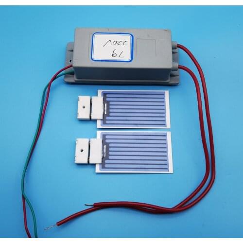 Ozone Generator 220V 7g/h home Air Purifier Ozonizador Ozonator Air Cleaner 2 Seperate Plug-in Ceramic Plates