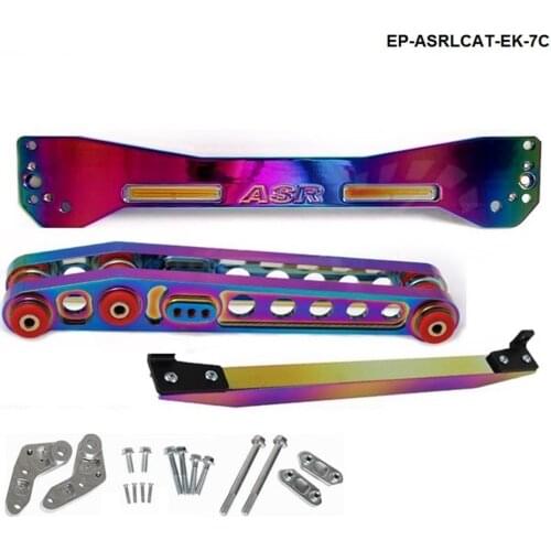 Jdm Neo chromatic REAR SUBFRAME TIE BAR + LOWER CONTROL FOR HONDA CIVIC EK 96-00 EP-ASRLCAT-EK7C