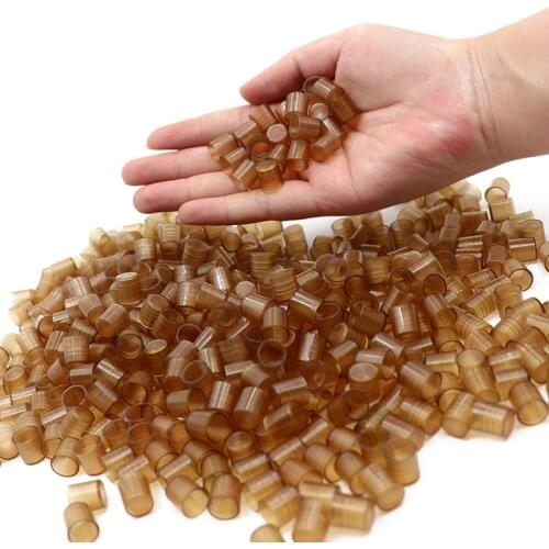 2000PCS/Bag Bee Queen Rearing System Queen Cells Room Bees Tools Cell Cage Cup Beekeeping Plastic Brown Cells Cages Room Cups