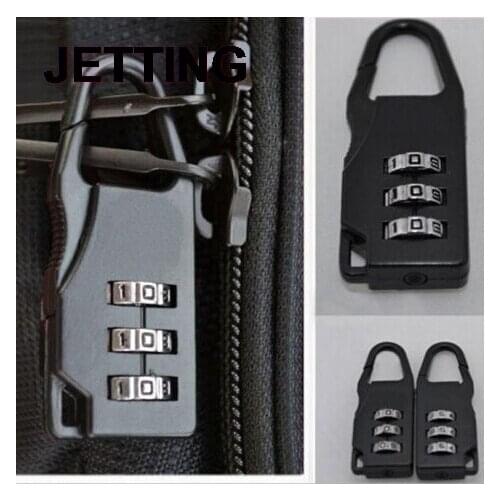 1PCS High Quality Travel Luggage Suitcase Combination Lock Padlocks Case Bag Password Digit Code Bag Locks Black
