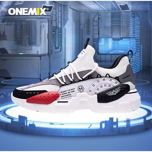 ONEMIX Winter Mens Running Trainers Fashion Sport Energy Walking Sneakers for Outdoor Fitness Lightweight Zapatos De Hombre