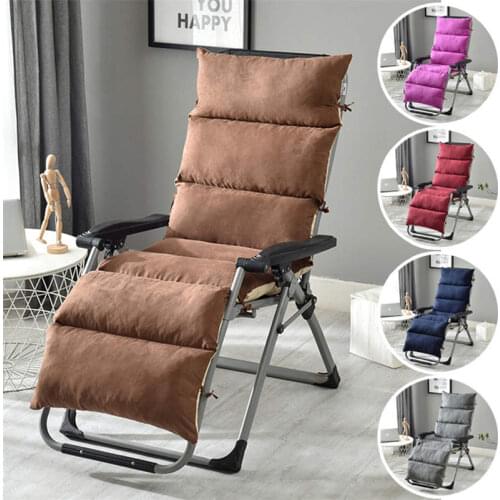 Recliner Soft Back Cushion Outdoor Lounge Bench Garden fold Chair Cushion NEW