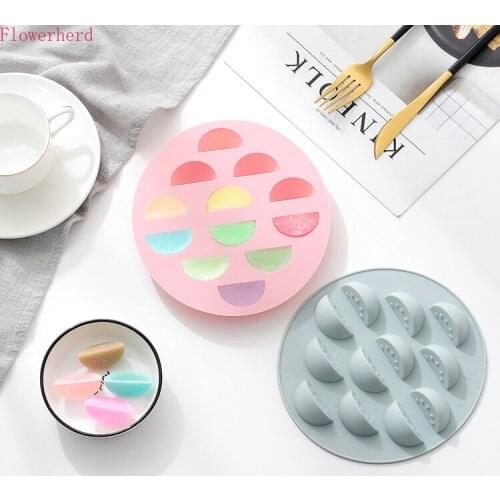 New 12-hole Watermelon Fondant Silicone Chocolate Cake Mold Ice Lattice Mold Baking Mold Ice Mold Cake Decorations Soap Mold