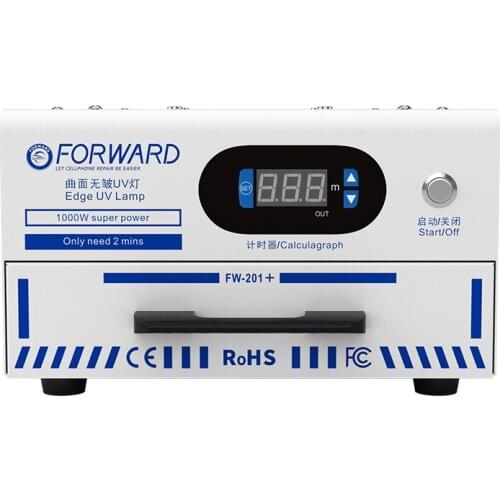 FORWARD 1000W UV Light Glue Dryer LED Light For iPhone OCA LCD Samsung Edge Screen Repair High Power Edge Ultraviolet Lamp