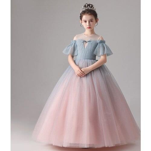Girls dresses 2020 children princess dress girls dresses for party and wedding performance clothes CHD20184