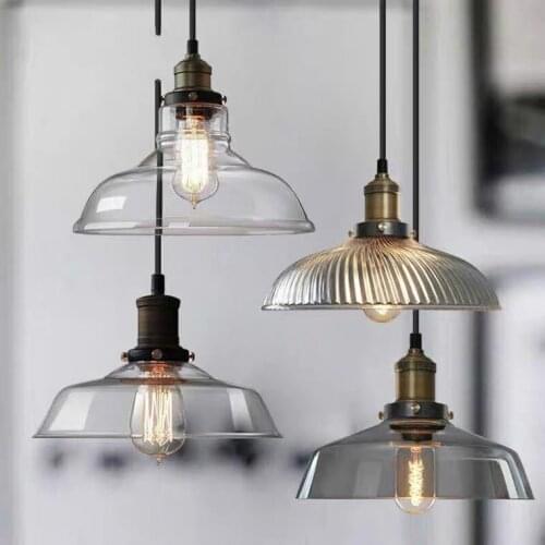 Romantic Industrial Style Restaurant Bar Nordic Simple Country Retro Creative Bedside Single Glass Modern Small Chandelier