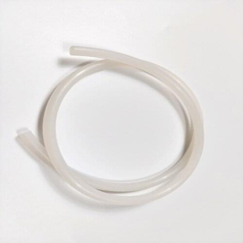 Length 1M to 5M White color solid white silicone strip round white silicone sealing strip white rubber sealing strip