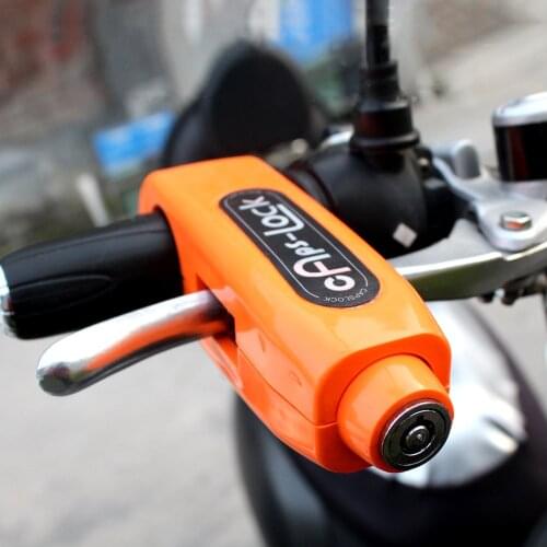 Motorcycle Lock CNC Security Safety Locks Scooter Moped ATV Handlebar Throttle Lock Keyless Electric Vehicle/Motorcycle Locks