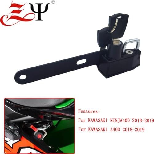 Motorcycle Helmet Lock Anti-Theft For KAWASAKI Ninja400 2018-2021 Z400 2019