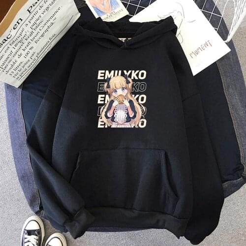 Shadows House Anime Hoodies Women Emilico Kawaii Clothing Aesthetic 2021 Oversized Sweatshirts Vintage Fashion Tops Long Sleeve1