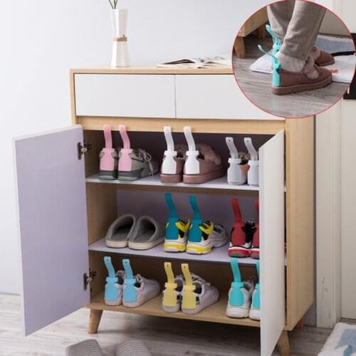 1pcs Hot Handled Shoe Horn Lazy Shoe Helper Unisex Easy on & Off Shoe Lifting Wear Shoe Helper Lifters