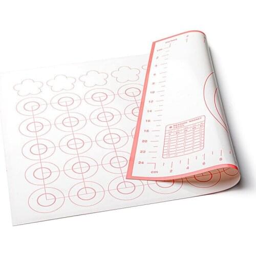 1 Pcs Macaron Silicone Baking Mat Double-sided Dual-use Baking Sheet For Cookies Bread Kitchen Accessories Pastry Tools