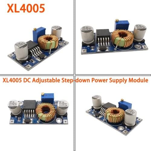 4Pcs/Lot XL4005 5A 75W DC Power Supply Module XL4005 DSN5000 Beyond XL4005 DC-DC Adjustable Step-down Large Current Large Power