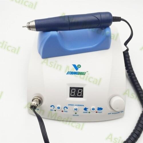 50,000 rpm dental lab micromotor brushless jewelry speed by foot pedal dental laboratory Polishing set with handpiece