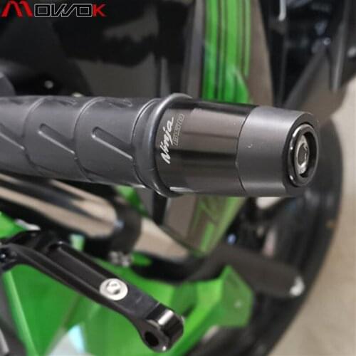 Motorcycle 7/8" CNC Aluminum Accessories Handlebars Bar Ends Grips Slider For Kawasaki NINJA650 NINJA 650 ninja 650 2017-2020