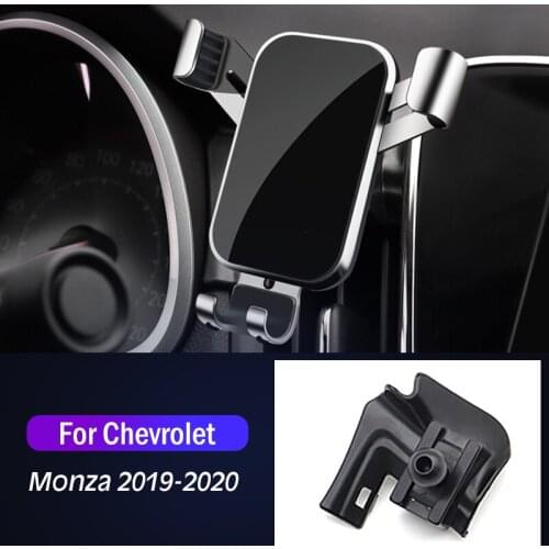 Car Mobile Phone Holder Air Vent Mounts GPS Stand Gravity Navigation Bracket For Chevrolet Chevy Monza 2019 2020 Car Accessories