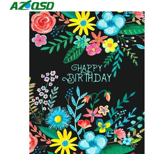 AZQSD Special Shaped 5D Diamond Painting Flower 47x57 Cross Stitch Embroidery Handmade Wall Decoration Gift