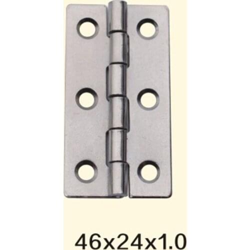 Freeshipping 46*24*1mm Iron Metal Hinge Sewing Machine Folding Table Furniture Flip Tray Hinges Big Door Hinges