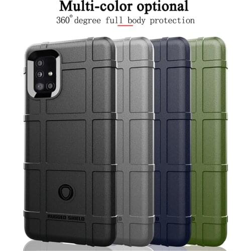 Case For Samsung Galaxy A10 A20 A30 A50 A70 A80 A90 M51 A51 A21 A21S A71 Rugged Fiber Shield Cover For Samsung S30 A70 A10S A20S