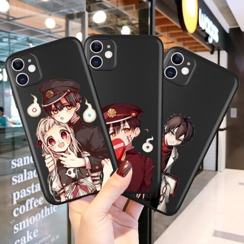Jibaku Shounen Hanako Kun Toilet-bound cartoon for IPhone 12 Pro Max 5 6 6S 7 8 SE 2020 Plus X XS XR 11 Pro Max Phone Case Coque