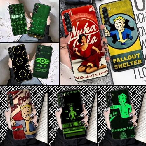 Game Fallout Shelter Phone case For Xiaomi Redmi Note 7 7A 8 8T 9 9A 9S 10 K30 Pro Ultra black 3D cell cover soft prime fashion