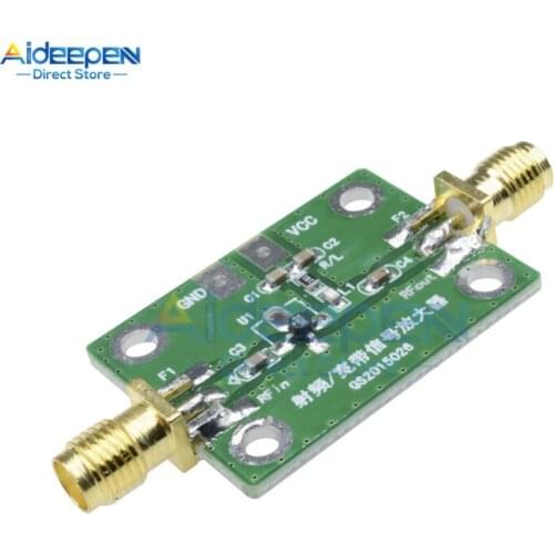 DC 6V-12V 0.1-2000MHz RF Wideband Amplifier High Gain 30dB Low-noise Amplifier Receiver LNA Development Board Broadband Module