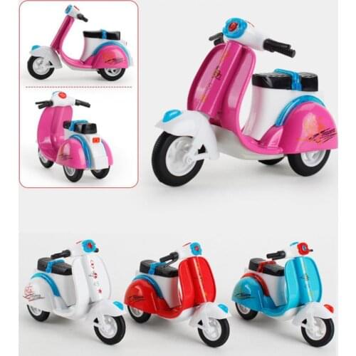 Children Pull Back Mini Car Alloy Motorcycle Tricycle Model Educational Toy