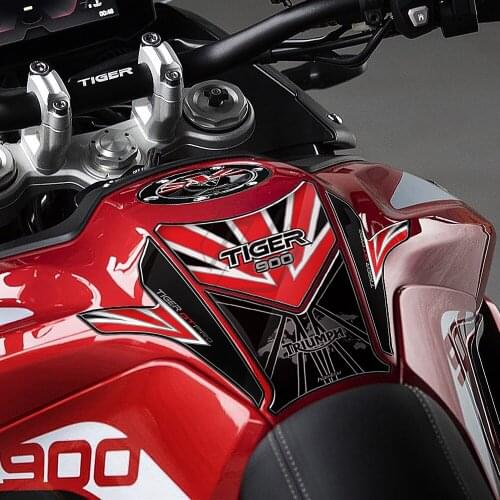 For Triumph Tiger 900 Rally Pro 900GT 2020- Motorcycle Gas Tank Pad Protection Decals