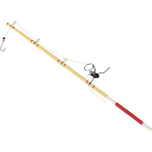 FBIL-1/12 Ratio Toy House Miniature Fishing Rod Fishing Tool Model Toy Doll Doll House Decoration Accessories Children Doll Ho