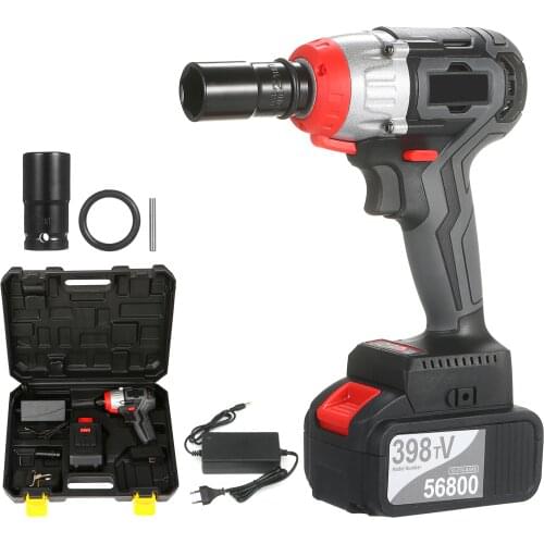Powerful Impact Wrench Electric Burshless Impact Cordless Wrench 980NM Electric Wrench Rechargeable Lithium Battery